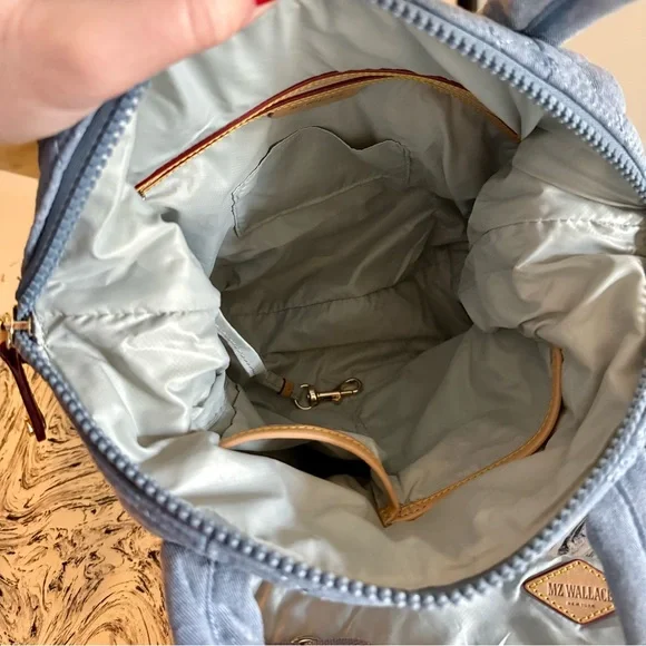 MZ Wallace Small Sutton Deluxe in True Light Denim VVVEUC! 𤩠- Picture 12 of 12